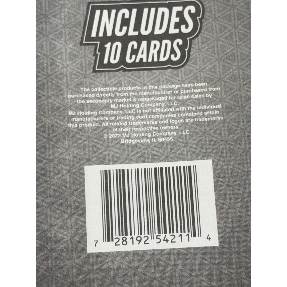 Pokemon TCG 10 Card Blister Pack MJ Holding Company Factory‎ Sealed Mystery Foil